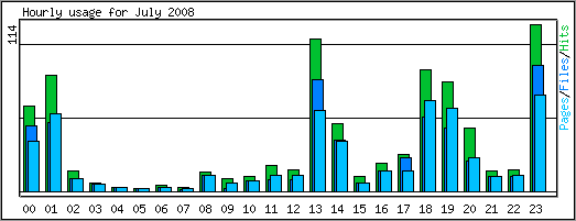 Hourly usage