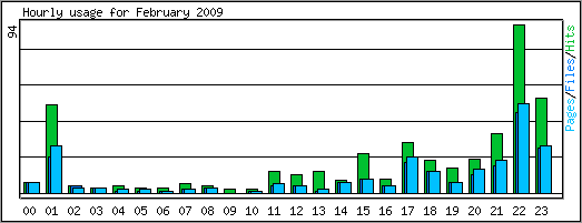 Hourly usage