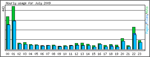 Hourly usage